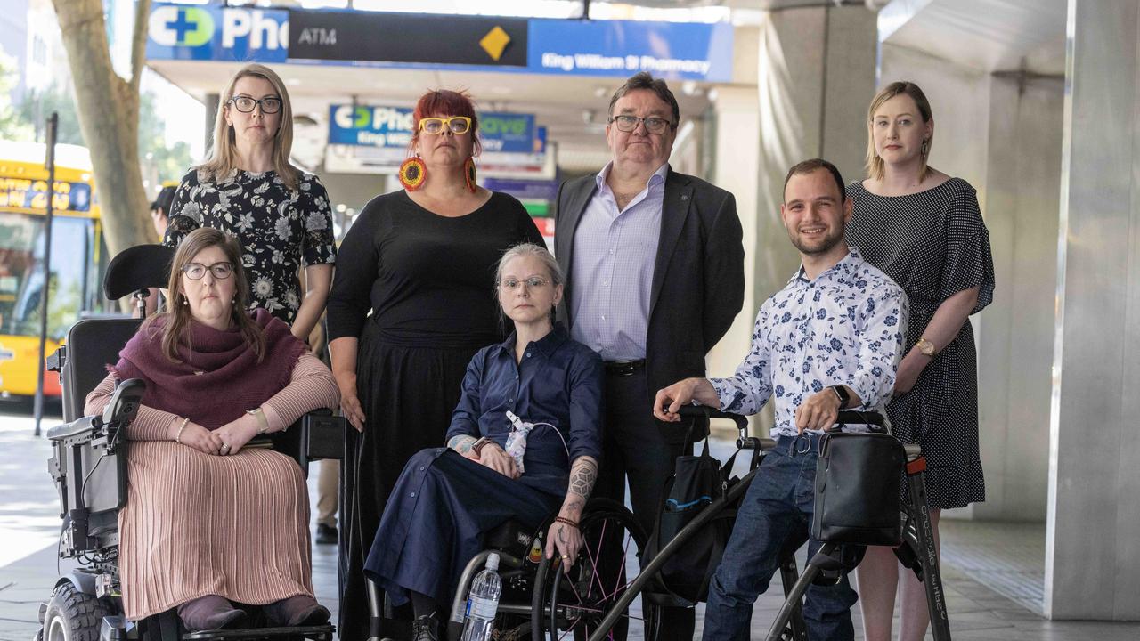 Peak disability advocates called for a ‘fully inclusive future and completely desegregated environment’ for the next generation. Picture: NCA NewsWire/Kelly Barnes