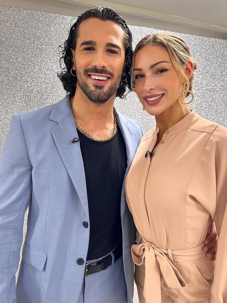 Graziano Di Prima and his celeb partner last season, Zara McDermott.