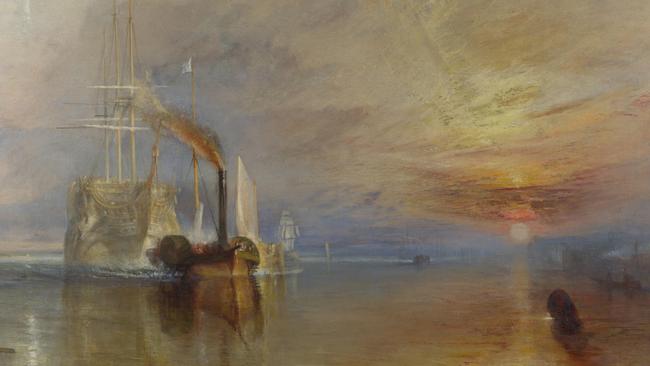 JMW Turner’s The Fighting Téméraire, 1838.