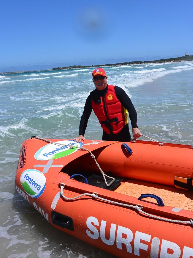 John Whitson, 57, has been in surf lifesaving for 22 years. Picture: Supplied