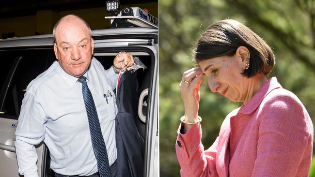 Former NSW MP Daryl Maguire and state Premier Gladys Berejiklian.