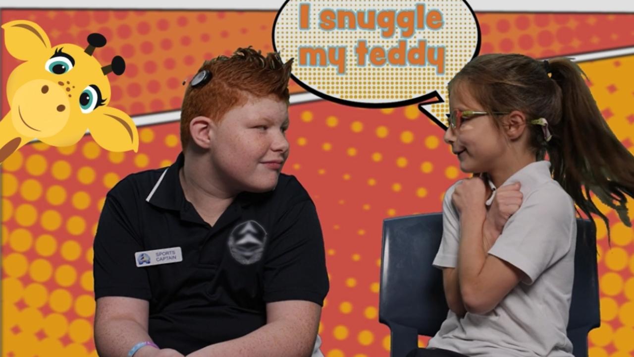Kids from around Australia had plenty of fantastic suggestions for Harold of ways to calm down those big feelings we all have sometimes. Picture: Life Ed