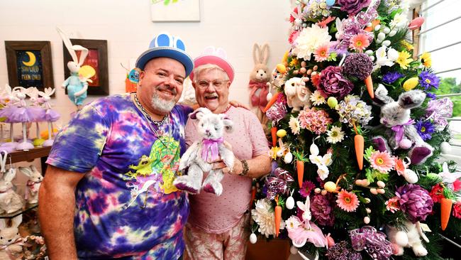 That Christmas Shop in West End, has been stocking shelves with Easter stock. Co Owners Rick Seidel and Russel Duncan. Picture: Alix Sweeney