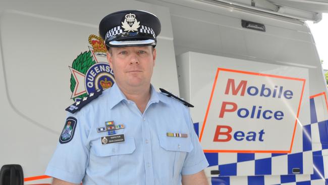 Inspector Dean Cavanagh said police are working hard to find a group of males who fled a stolen car.