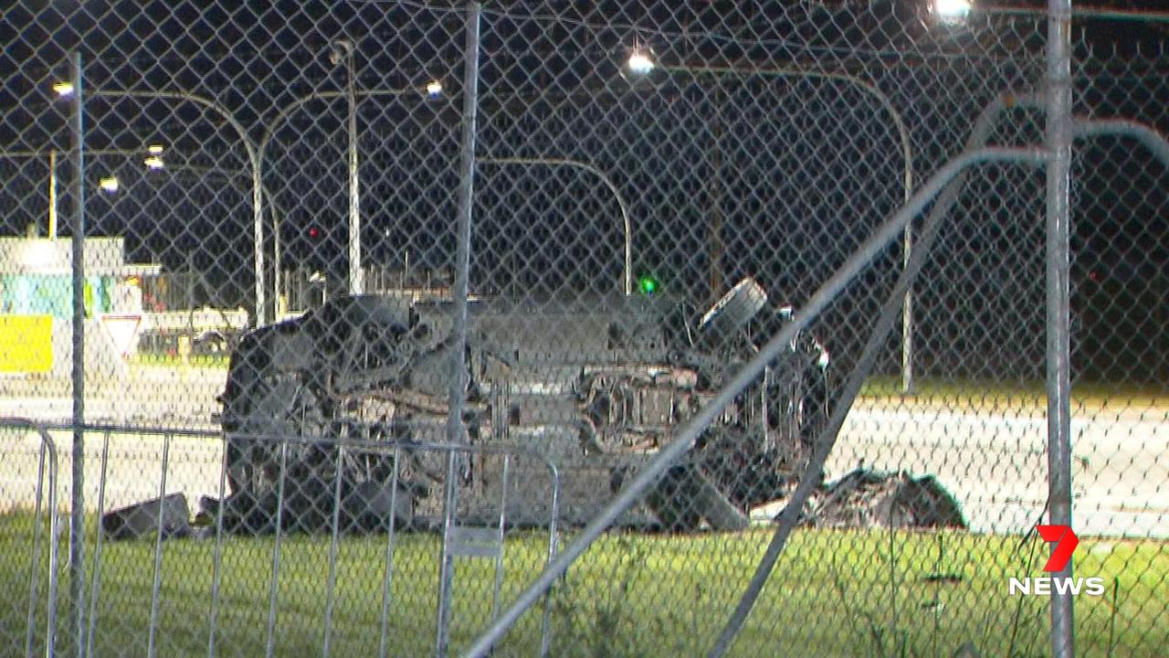 The car involved in the fatal Edinburgh RAAF fatal crash. Picture 7 NEWS