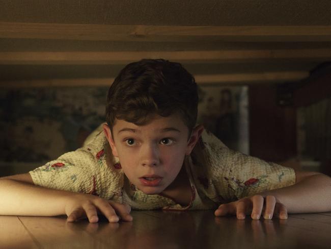 Noah Jupe plays Nicky in Suburbicon. Picture: Hilary Bronwyn Gayle/Paramount Pictures via AP
