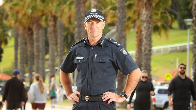 Superintendent Michael Reid has his team ready to keep New Years Eve 2024 celebrations safe in Geelong. Picture: Alison Wynd