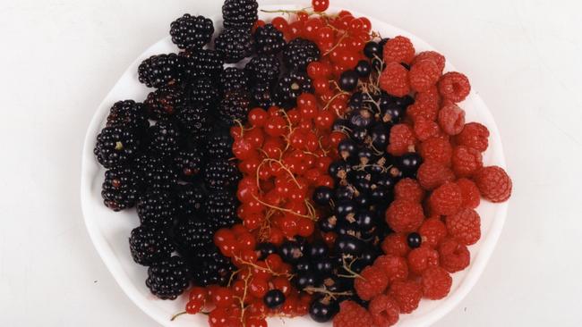 Berries should only be washed just before they’re eaten.