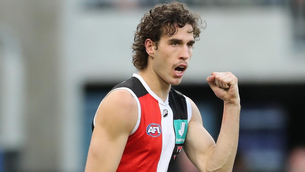 Max King had a career-best game for St Kilda against West Coast. (Photo by Will Russell/AFL Photos via Getty Images)