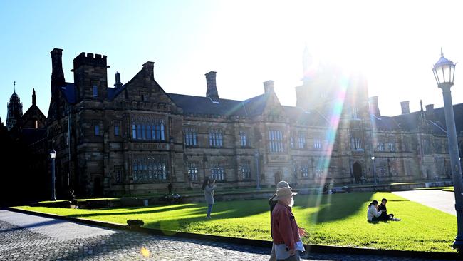 A generic image of the University of Sydney. Picture: NCA NewsWire / Jeremy Piper