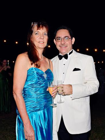 Helena Lassemillante, and Paul Lassemillante at the 2017 Qantas Darwin Turf Club Gala Ball at SkyCity Casino. Picture: MICHAEL FRANCHI