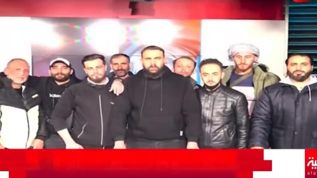 The rebel group made an annoucement on TV. Picture: X