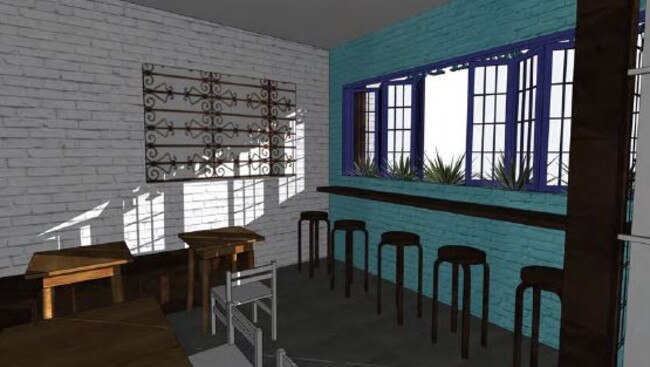 Artist impressions of the bar’s interior.