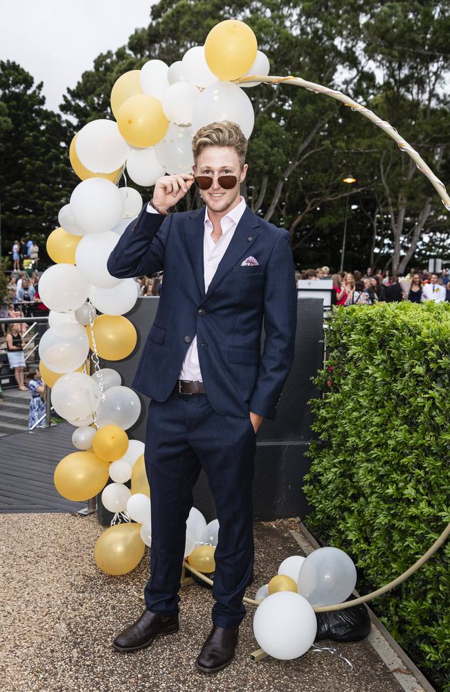 Jackson Carney at Centenary Heights State High School formal at Picnic Point, Friday, November 15, 2024. Picture: Kevin Farmer