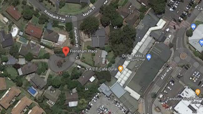 A 17-year-old was stabbed in Dural on Thursday night. Source: Google Maps