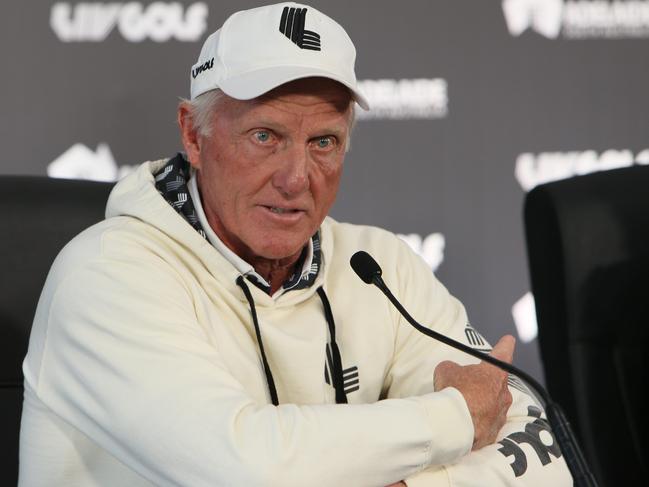 The PGA Tour pushed to oust Greg Norman from the PGA-LIV merger. Picture: NCA/NewsWire Emma Brasier