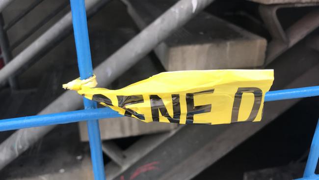 The carpark on Hindley Street where the alleged rape is believed to have occurred. Picture: Shashi Baltutis