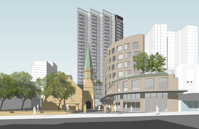 An artist’s impression of the Burwood Croydon Uniting Church project.