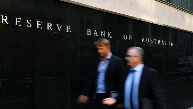 Signs that the Reserve Bank is planning to ease monetary policy at next month’s board meeting lowered the dollar and bond yields. Picture: AAP