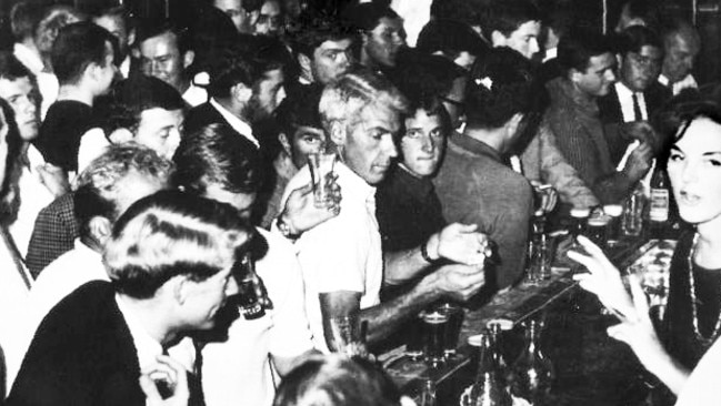 The‘six o’clock swill’ in Melbourne. Pubs were only allowed to serve drinks until 6pm, leading to an hour long drinking session as people knocked off work.