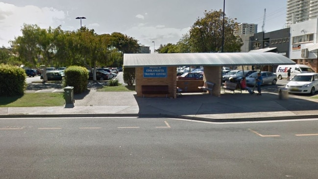 Warner Street Bus Shelter where a homeless man was fined $652 for illegal camping.