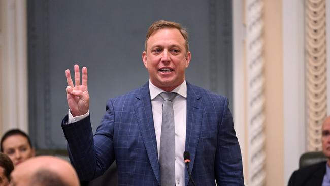 On his first day in Parliament as Queensland Premier, Steven Miles got one thing right. “I know Queenslanders are angry,” he said. Picture: Dan Peled / NCA NewsWire