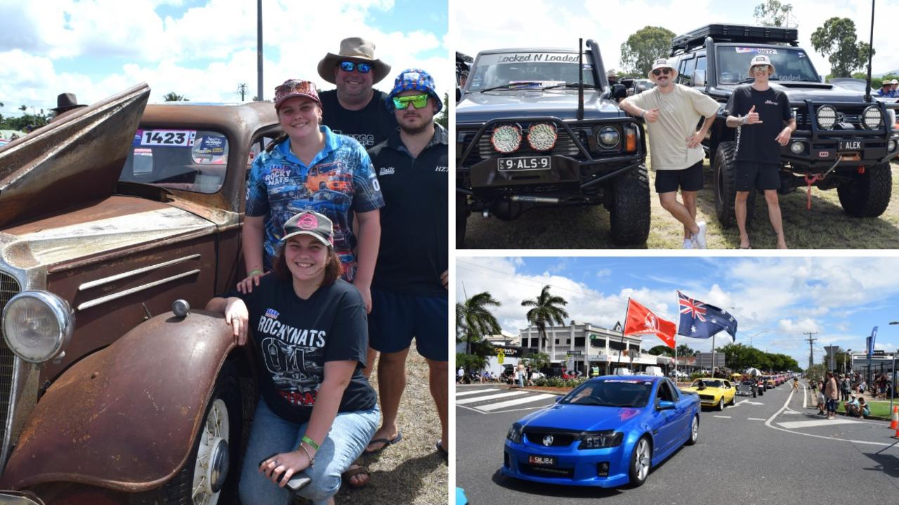 There was a massive turnout to the opening of Rare Spares Rockynats 04 in Rockhampton on Friday and vehicle lovers were given a rare chance to get a close look at some special machines.