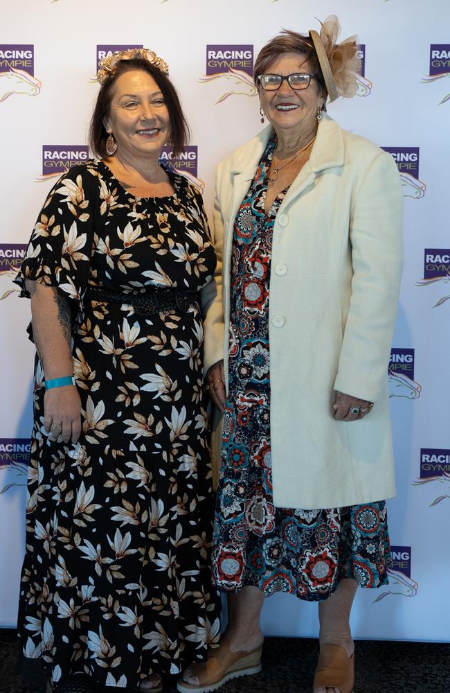 Marnie Nolan and Noela Nolan at the Gympie Muster Races. Saturday, August 19,. 2023. Picture: Christine Schindler