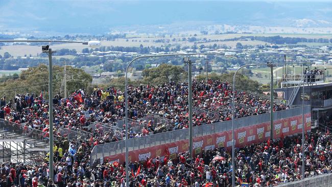 Fans packed in to watch the 2019 Bathurst 1000. Picture Rohan Kelly