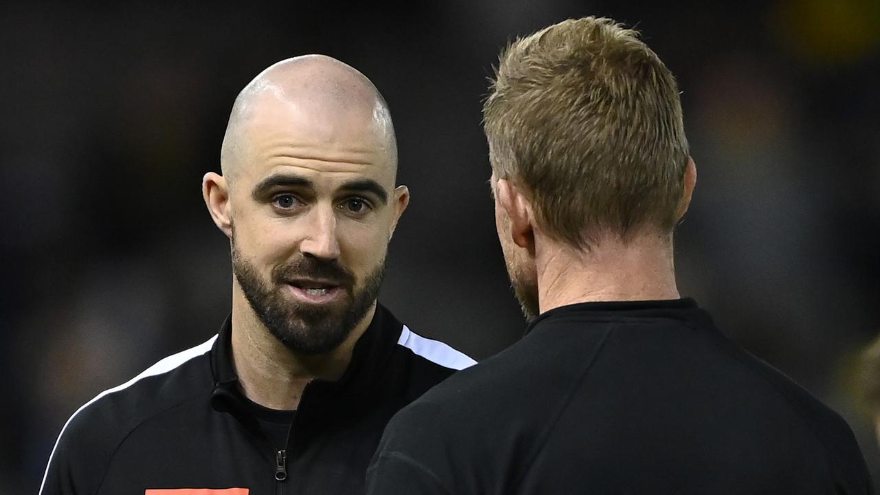 Steele Sidebottom is racing the clock to be fit for Round 1. Picture: Quinn Rooney/Getty Images