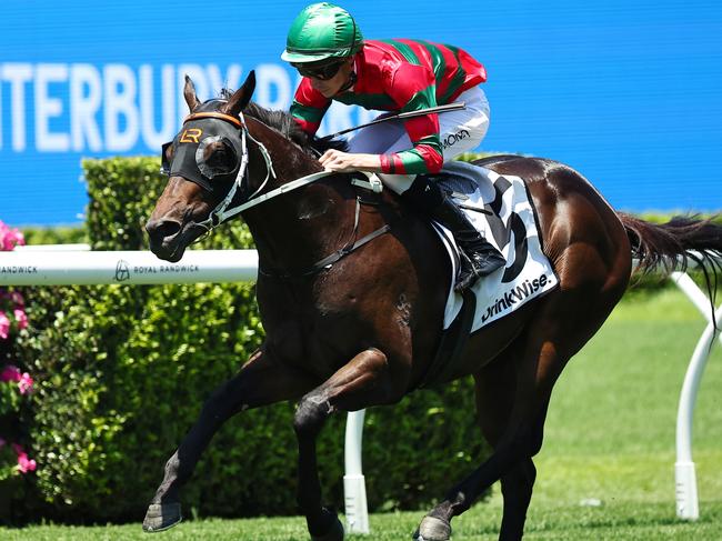 SYDNEY, AUSTRALIA - JANUARY 04: Benjamin Osmond riding Rivellino win Race 1 Drinkwise Mdn Plate during Sydney Racing at Royal Randwick Racecourse on January 04, 2025 in Sydney, Australia. (Photo by Jeremy Ng/Getty Images)