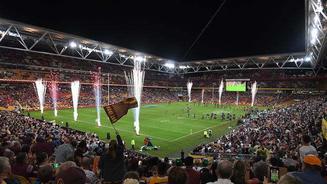 Suncorp Stadium will host the round 1 blockbuster between the Broncos and Rabbitohs. Picture: AAP/Dave Hunt