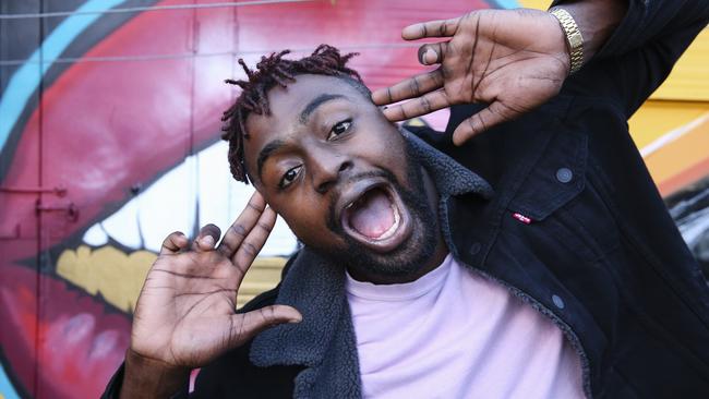 Western Sydney rapper Kwame will play twice during the festival. Picture: Justin Lloyd