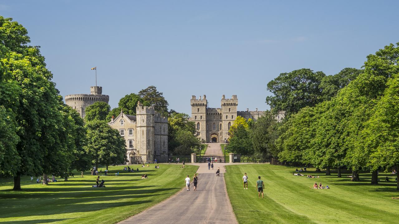 The Long Walk of the Windsor Great Park at Windsor Castle Photo.