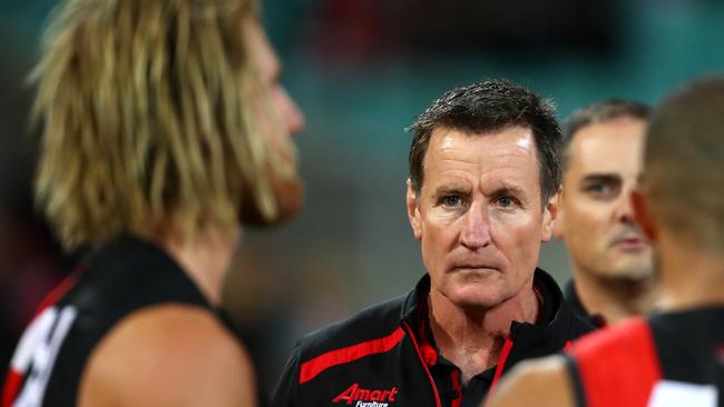 John Worsfold and the Bombers are under pressure. Pic: AFL Photos/Getty Images