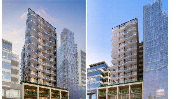 An artist impression of the 14 storey development at 292-302 Oxford St, Bondi Junction. Picture: Supplied