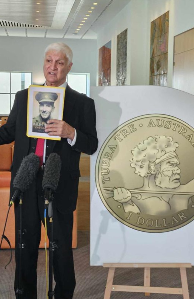 Bob Katter suggested a new design for Australia's coins. Picture: Supplied.