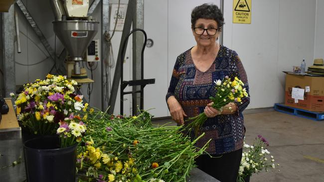 Endeavour Foundation Bundaberg's volunteer Olga Beath. Picture: Rhylea Millar