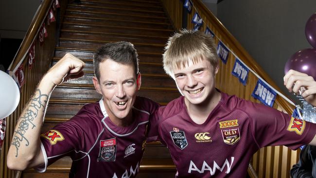 State of Origin: The Musical! Premiere, Princess Theatre Woolloongabba. Chris Nichloson and Jay Nicholson. 30.11.2019 - Picture: Renae Droop/RDW Photography