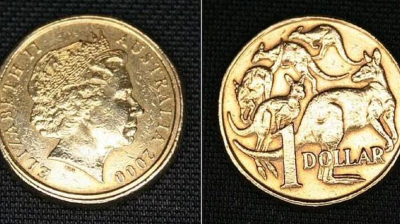 If your $1 coin from 2000 has two rings on it, you could be $4000 richer. Picture: eBay