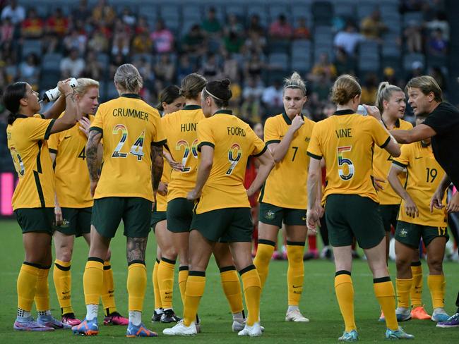 The Matildas will meet Scotland and England next month. Picture: Saeed Khan / AFP