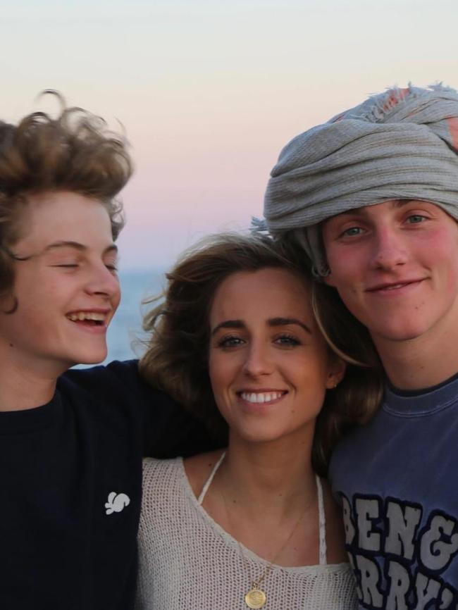 Prince Frederik of Luxembourg (at right) with family.