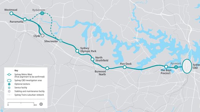 Seven station locations have been confirmed so far. Picture: NSW Government