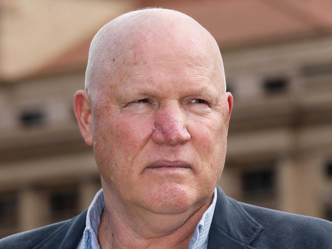 FEATURES  ADV  Peter Johnston, 62, who is calling for euthanasia law reform after watching his 89-year-old mother suffering in the last 10 days of her life. Photographed in the Victoria Square -.Image/ Russell Millard