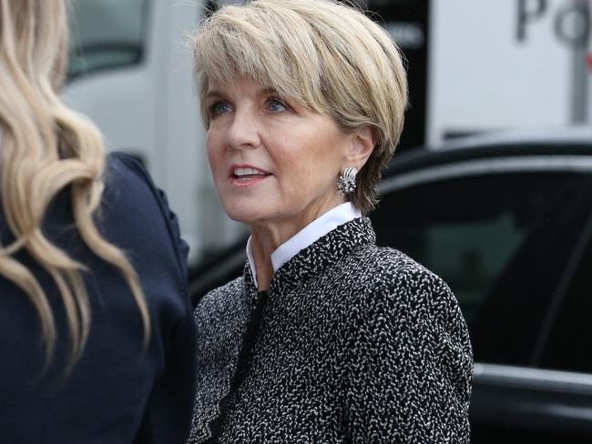 Julie Bishop at the 2018 Women’s Weekly Women of the Future event held at Quay restaurant at The Rocks. Picture: Richard Dobson