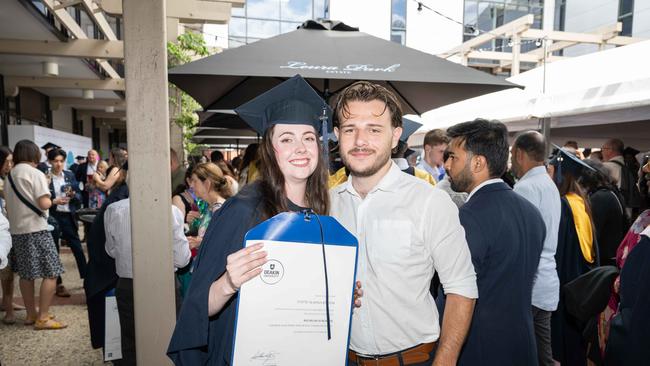 03-02-2025 Deakin University graduation Yvette Baston and Darcy Timms