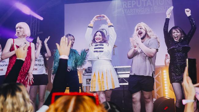 Travelling club Superficial is hosting several Taylor Swift-themed club nights to mark the megastar's arrival in Australia. Picture: Supplied by Superficial.