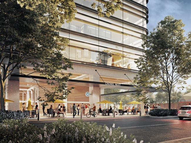 The Metro will transform Crows Nest. Picture: Supplied