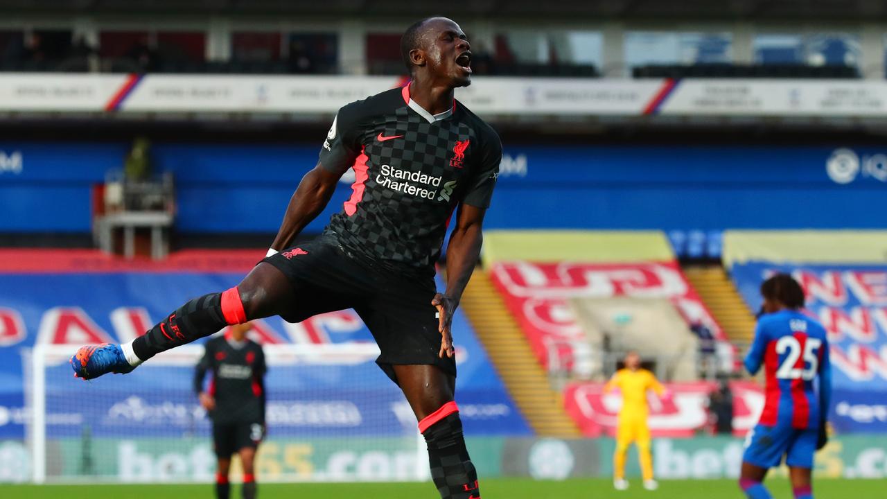 Sadio Mane celebrates after scoring his side’s second goal (Photo by Clive Rose/Getty Images)