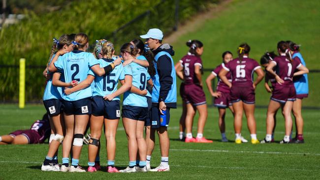 Action from the final day of the 2024 Australian Schools Rugby Championships. Picture: Anthony Edgar.